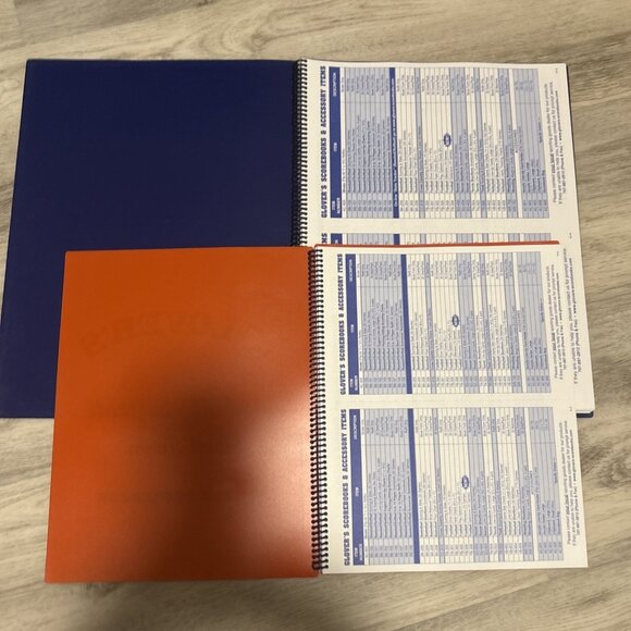 Glovers Scorebooks Lot Spiral Bound Scoring Stat Sheets Baseball Softball Cards - Picture 3 of 8